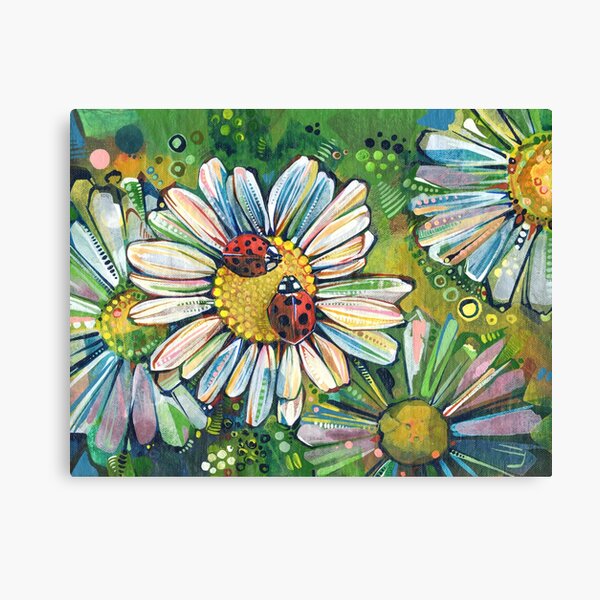 Ladybugs Painting - 2021 Canvas Print