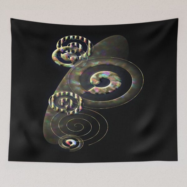 Item preview, abstract mother of pearl shells designed and sold by CottagePop.