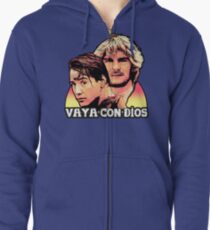 Sudadera con capucha y cremallera Él no va a volver