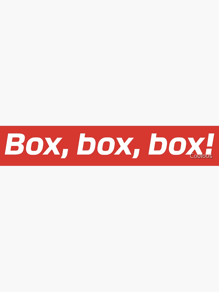 box-box-box-sticker-for-sale-by-coulous-redbubble