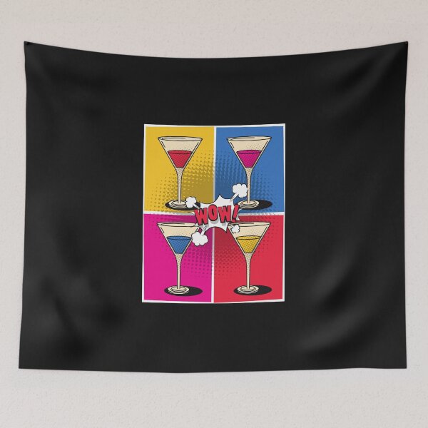 Item preview, Classic Retro Pop Art Martini Glass designed and sold by laiwole.
