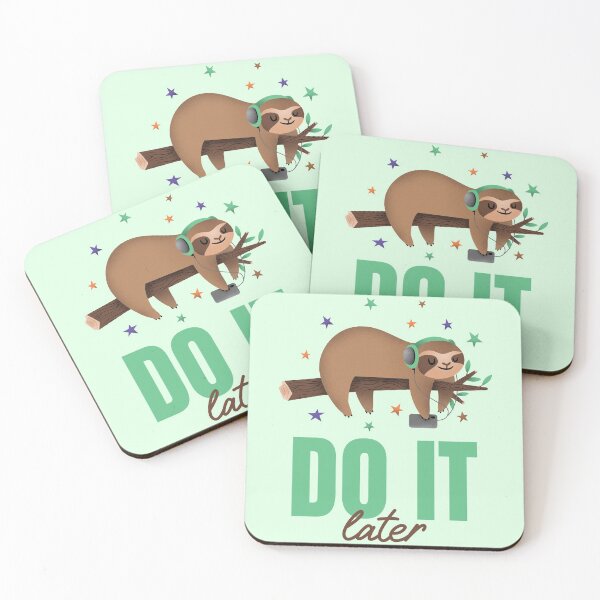 Item preview, Sloth, Do It Later designed and sold by Studio TANFF.