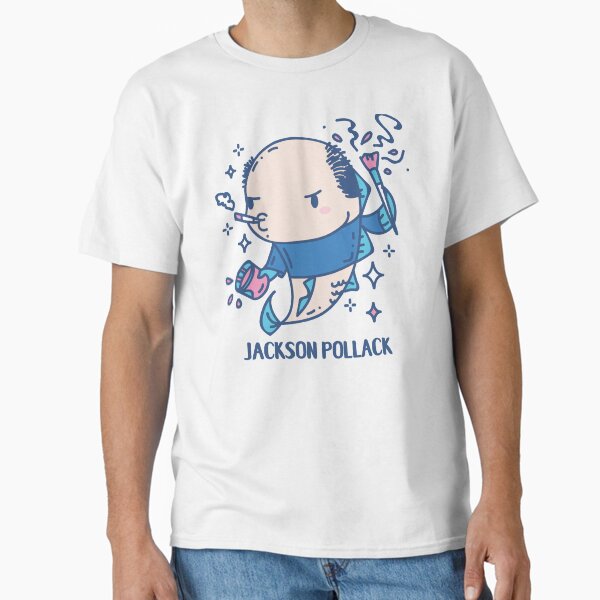 Jackson Pollack Funny Animal pun  Classic T-Shirt