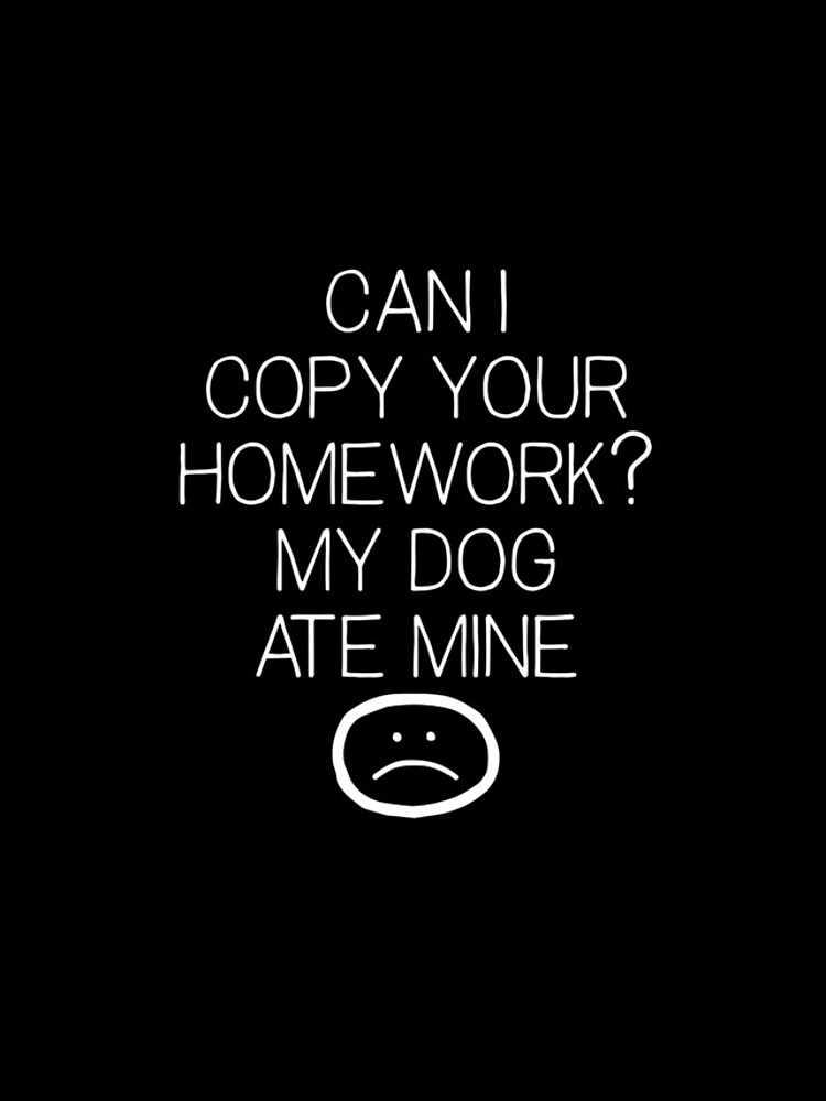 Imagen 4 de 4, Funda de iPhone con la obra Can I Copy Your Homework Dog Ate Mine Funny School Meme Gear, diseñada y vendida por DynamicDesign.