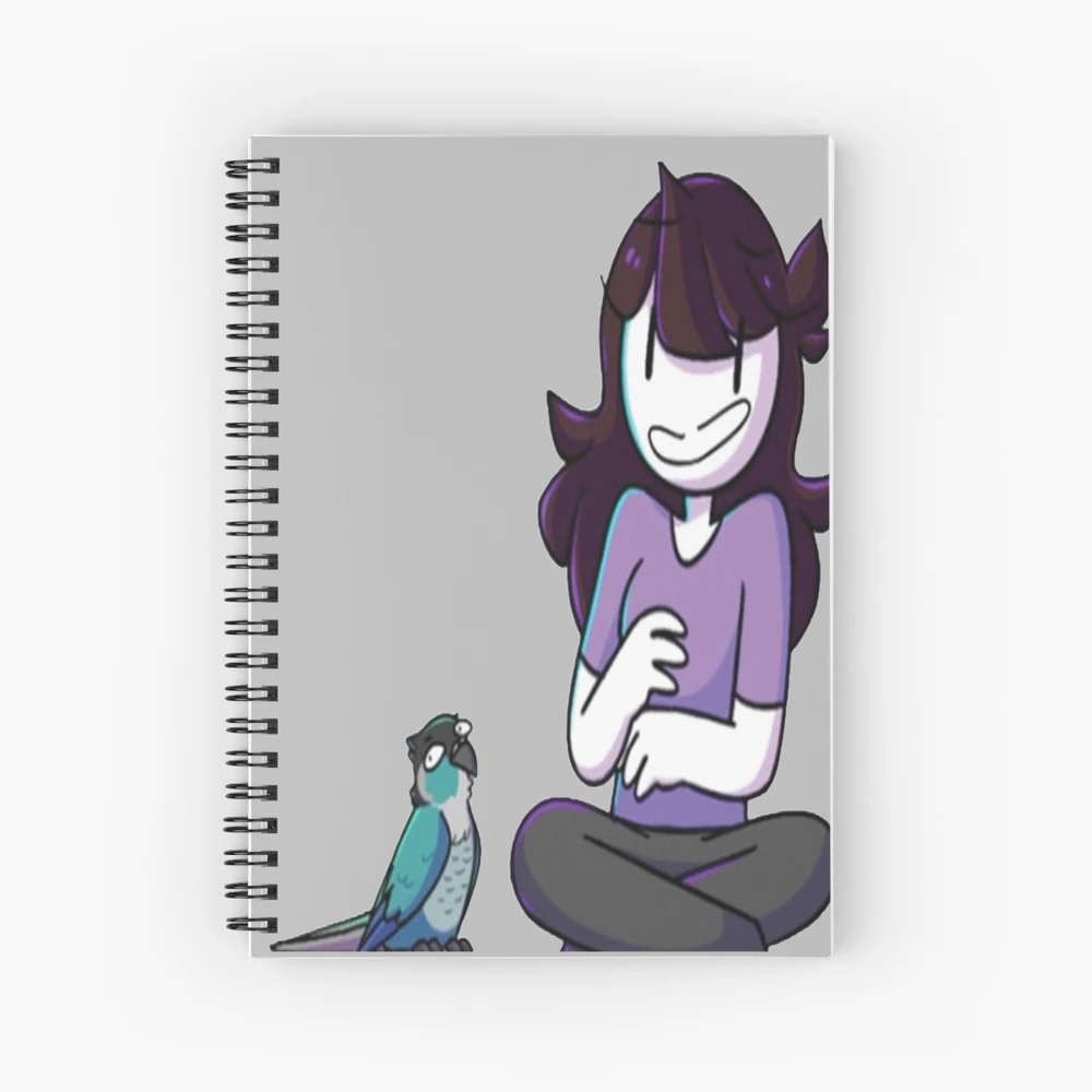 QSMP Jaiden Animations slaying Spiral Notebook by BonnBr111