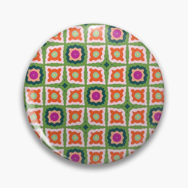 Artikelvorschau, Super Bright and Colorful Geometric Seamless Pattern in Pink, Blue, Green, Orange, and Purple entworfen und verkauft von cozycaroline.