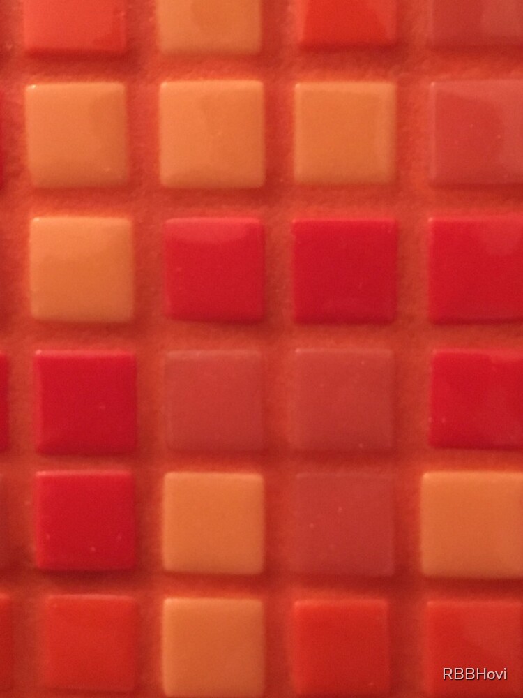 Thumbnail 4 of 4, iPhone Case, Red Cubes pattern designed and sold by RBBHovi.