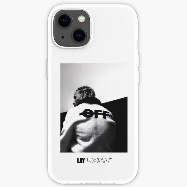Laylow - Portrait black & white off Coque souple iPhone