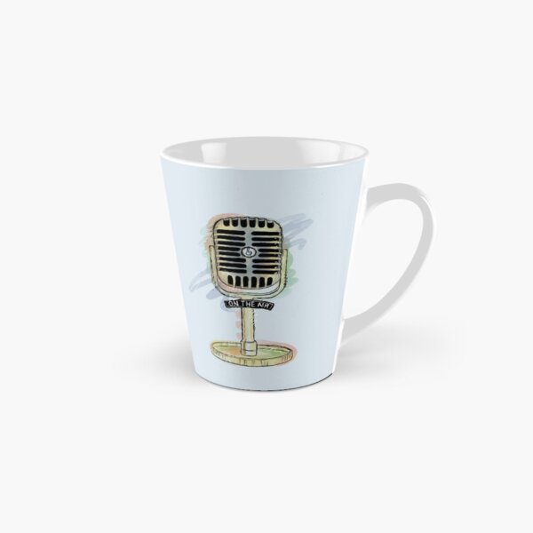 Microphone radio DJ vintage - On The Air Mug long
