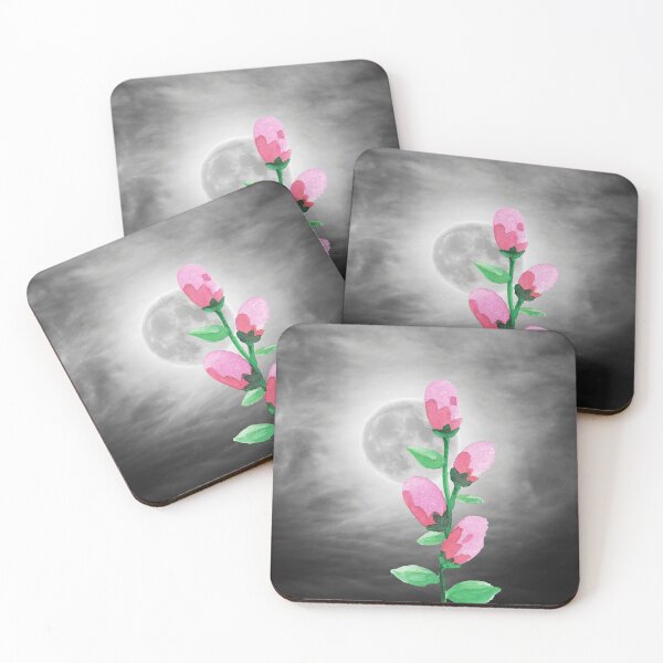 Item preview, Celestial Rose buds in the Moonlight designed and sold by deepgoa.