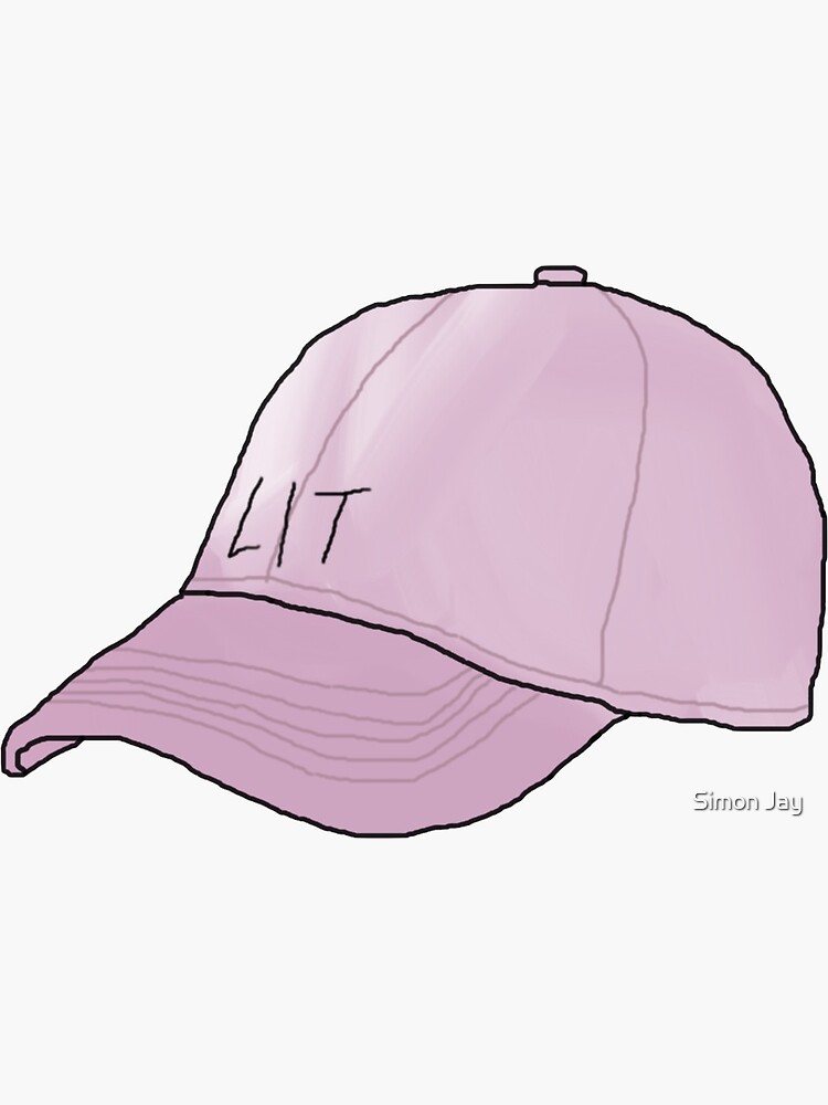 pink lit cap