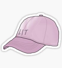 Lit Cap Sticker