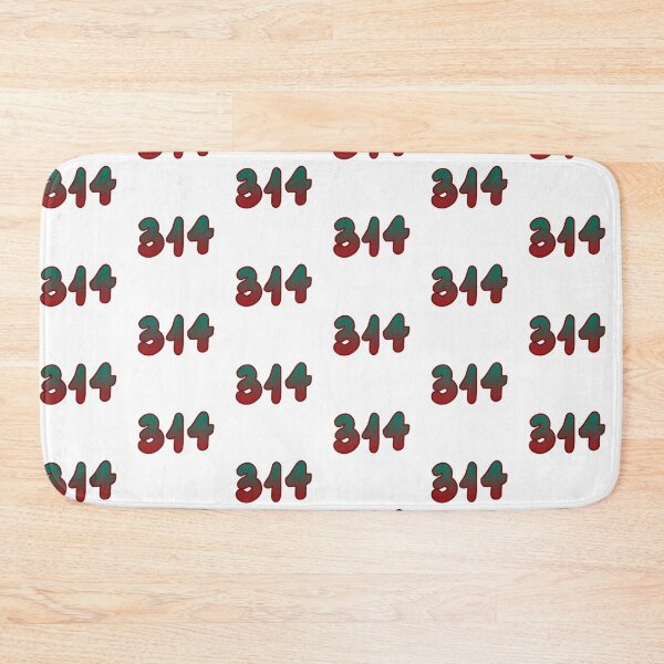 Item preview, 314 Area Code WashU designed and sold by Hebrew Stickers.