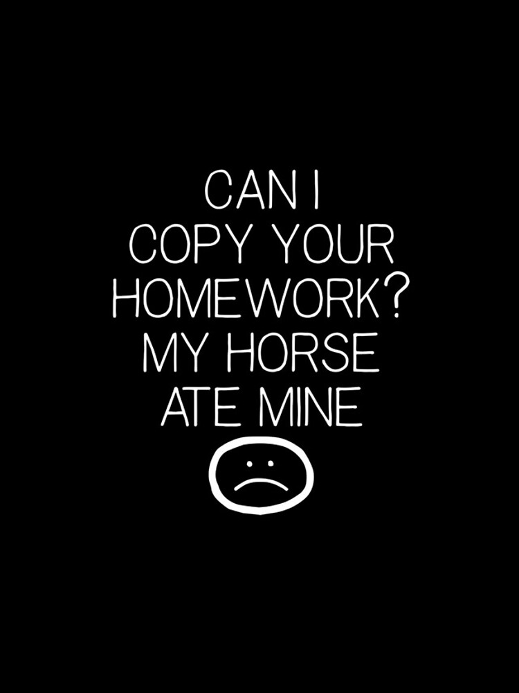 Imagen 4 de 4, Funda de iPhone con la obra Can I Copy Your Homework Horse Ate Mine Funny School Meme Gear, diseñada y vendida por DynamicDesign.