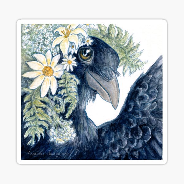 Item preview, Crow Selfie designed and sold by Anneliese Juergensen.