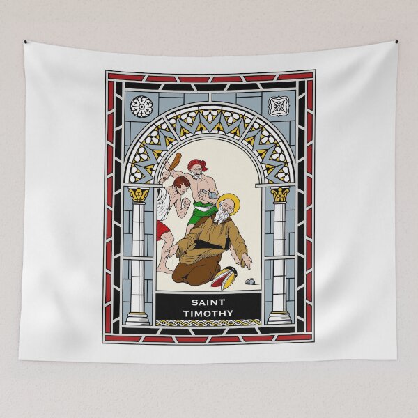 Item preview, ST TIMOTHY under STAINED GLASS designed and sold by CatholicSaints.