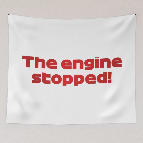 Item preview, Engine Stopped - LEC. Radio Voice British GP 2021 (Red) designed and sold by FilipeFerreira.