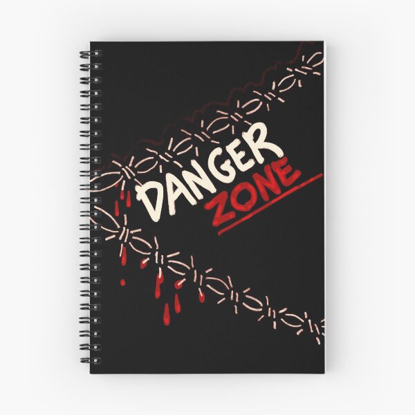 Item preview, Danger zone Spiked t shirt designed and sold by Deathoftheself.