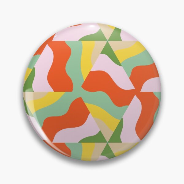 Artikelvorschau, Super Bright and Colorful Geometric Seamless Pattern in Pink, Blue, Green, Orange, and Purple entworfen und verkauft von cozycaroline.