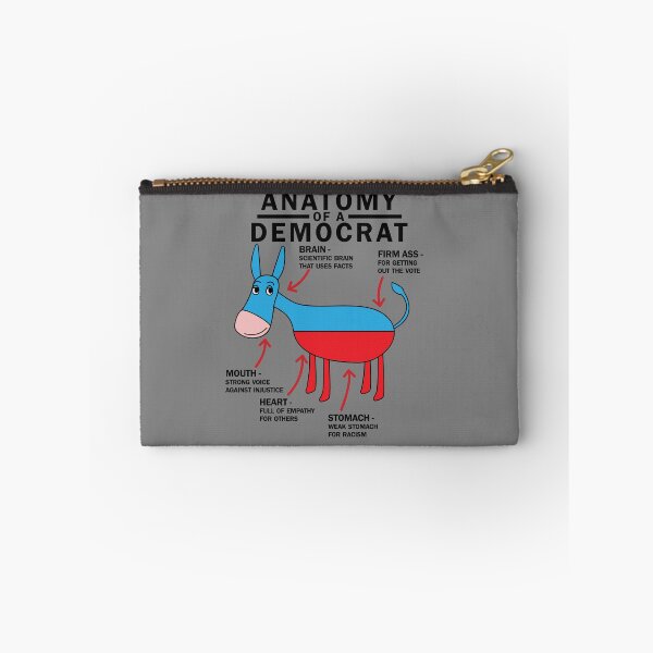 Item preview, Anatomy Of A Democrat Proud Liberal Lean Left Democrat Gear designed and sold by DynamicDesign.