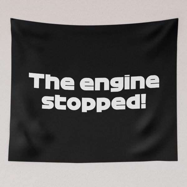 Item preview, Engine Stopped - LEC. Radio Voice British GP 2021 (White) designed and sold by FilipeFerreira.