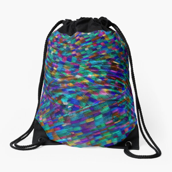 Go with the Flow X Drawstring Bag