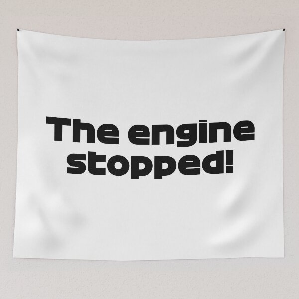 Item preview, Engine Stopped - LEC. Radio Voice British GP 2021 (Black) designed and sold by FilipeFerreira.