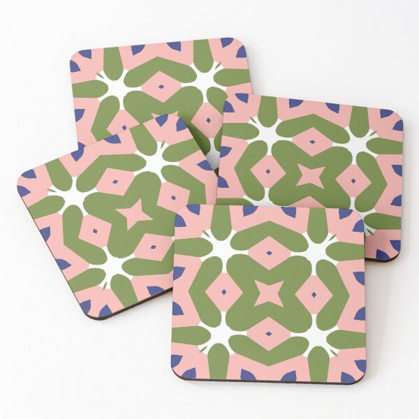 Item preview, Modern Star Flower Pattern Artwork 04 Color 02 designed and sold by Stefanie Boike.