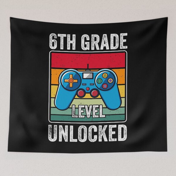 Item preview, 6th Grade Level Unlocked Back to School Design designed and sold by boopsblunt.