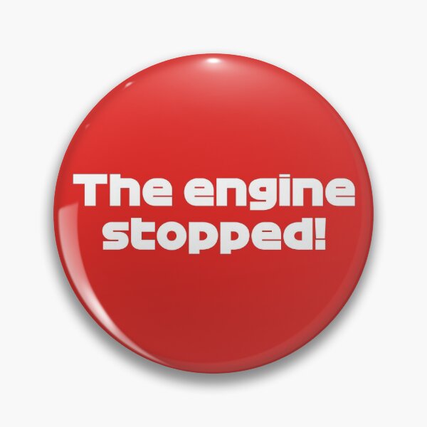 Item preview, Engine Stopped - LEC. Radio Voice British GP 2021 (Red BG) designed and sold by FilipeFerreira.
