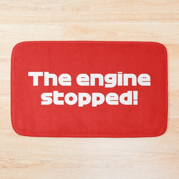 Item preview, Engine Stopped - LEC. Radio Voice British GP 2021 (Red BG) designed and sold by FilipeFerreira.