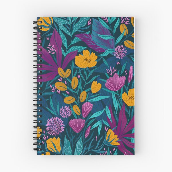 Item preview, Moody flowers pattern design designed and sold by Alenka Karabanova.