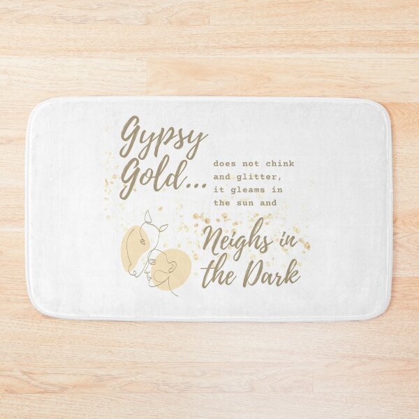 Item preview, Gypsy gold -  horse saying white designed and sold by Iojofruits.