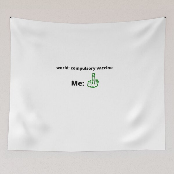 Item preview, vaccine fuck off world designed and sold by LacavernePV.