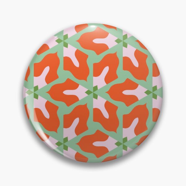 Artikelvorschau, Super Bright and Colorful Geometric Seamless Pattern in Green, White, Orange, and Pink entworfen und verkauft von cozycaroline.