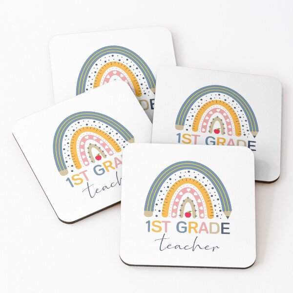 Item preview, 1st Grade Teacher With Rainbow Design designed and sold by lonaarts8.