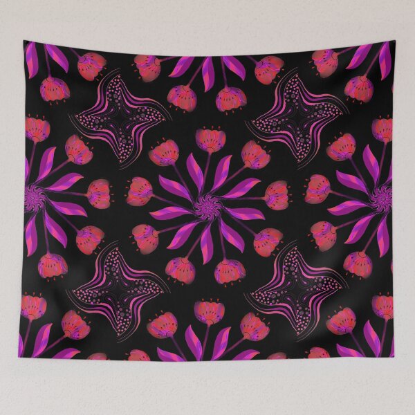 Item preview, Circular Pink and Purple Flowers designed and sold by FreedomUniverse.