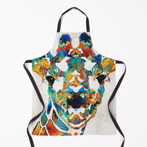 Item preview, Colorful Giraffe Art - Curious - By Sharon Cummings designed and sold by Sharon Cummings Art.