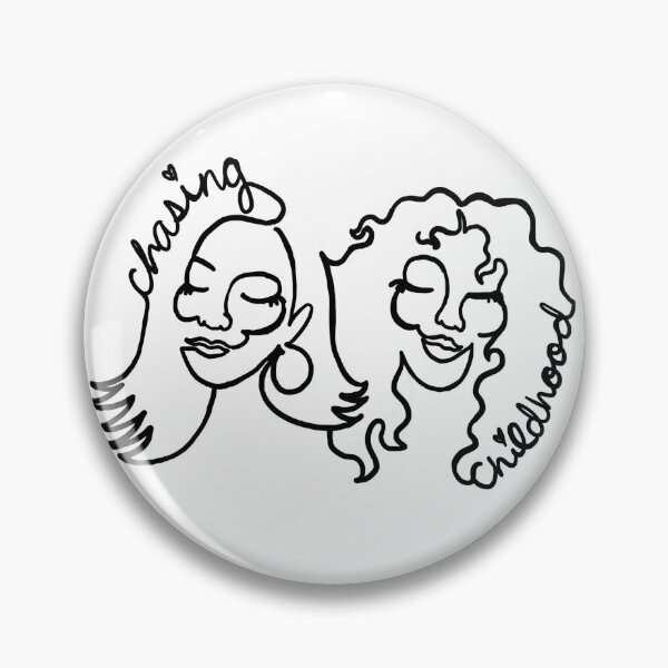 Item preview, Chasing Childhood Podcast Single Line Drawing Logo Design designed and sold by Chasing Childhood.