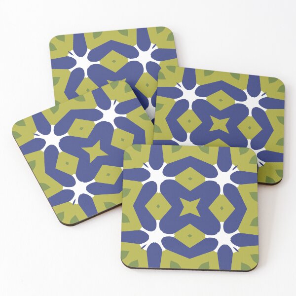 Item preview, Modern Star Flower Pattern Artwork 04 Color 06 designed and sold by Stefanie Boike.