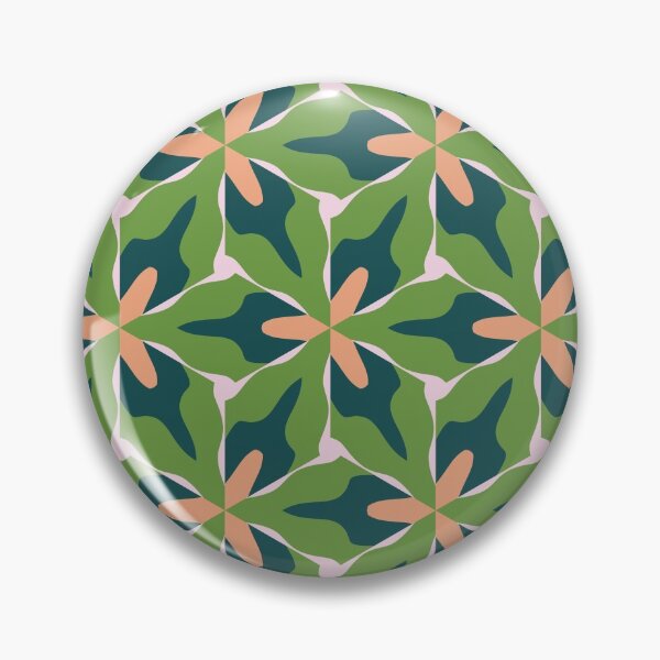 Artikelvorschau, Super Bright and Colorful Geometric Seamless Pattern in Green, White, Orange, and Pink entworfen und verkauft von cozycaroline.