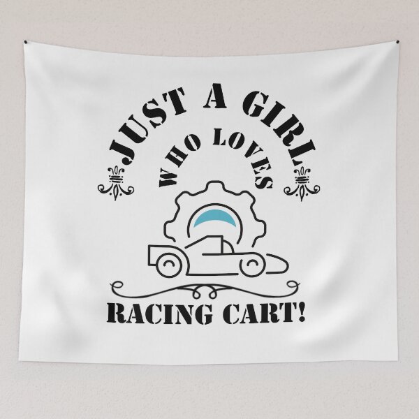 Item preview, go cart racing girl designed and sold by Tulips2.