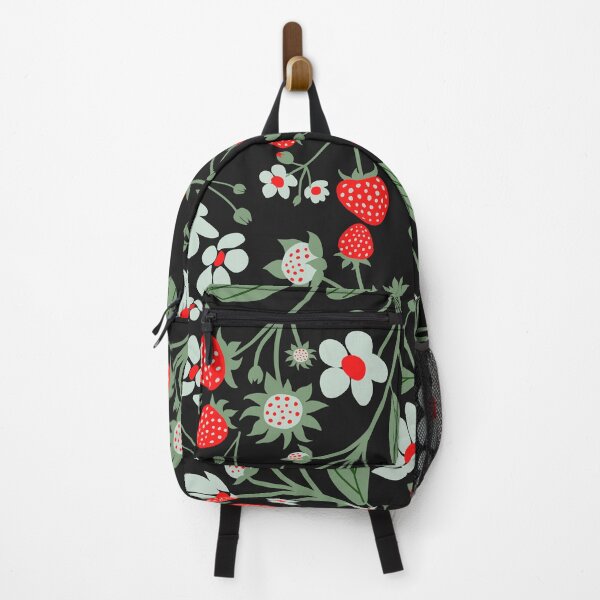 Item preview, Strawberry With Flower Pattern designed and sold by I Love Space.