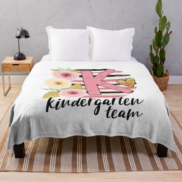 Item preview, Kinder Team Back To School Kindergarten Teacher kids Floral designed and sold by Dream-bubble.