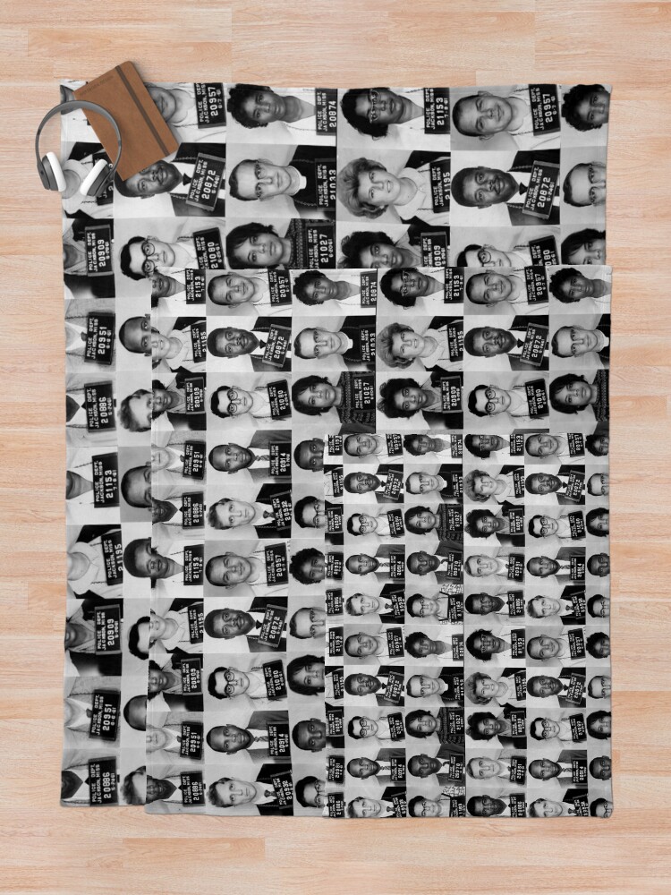Thumbnail 5 of 6, Throw Blanket, FREEDOM RIDERS designed and sold by truthtopower.