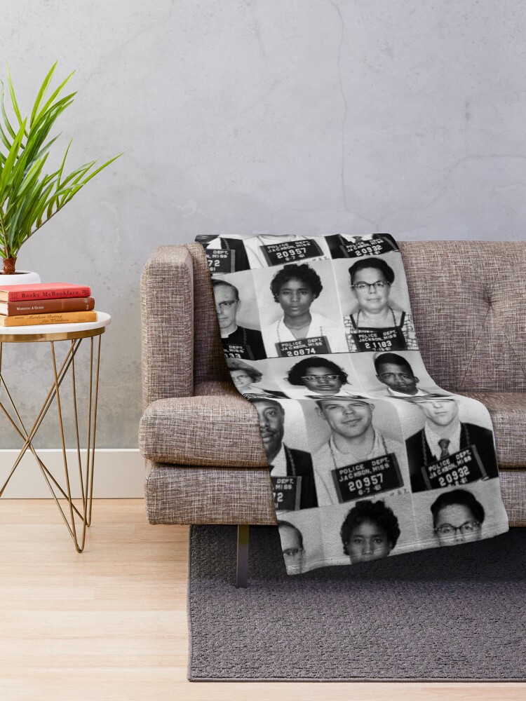 Thumbnail 2 of 6, Throw Blanket, FREEDOM RIDERS designed and sold by truthtopower.