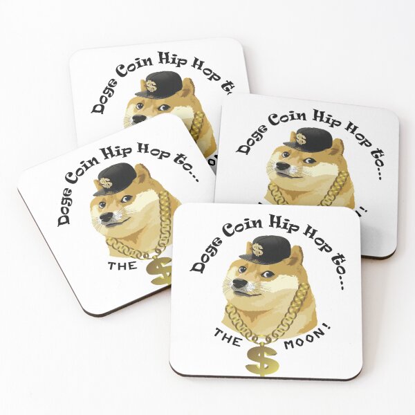 Item preview, Hip Hop: Doge Coin to the Moon! designed and sold by WoodsCreation4U.