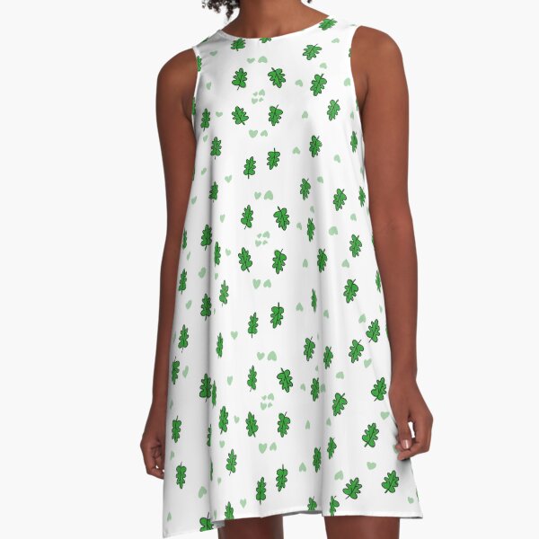 Fabric pattern A-Line Dress