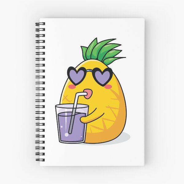 Item preview, Foodies Pineapple Cute Sipping Summer Drink designed and sold by ZazasDesigns.