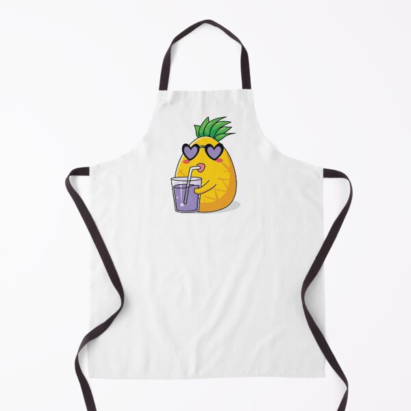 Item preview, Foodies Pineapple Cute Sipping Summer Drink designed and sold by ZazasDesigns.